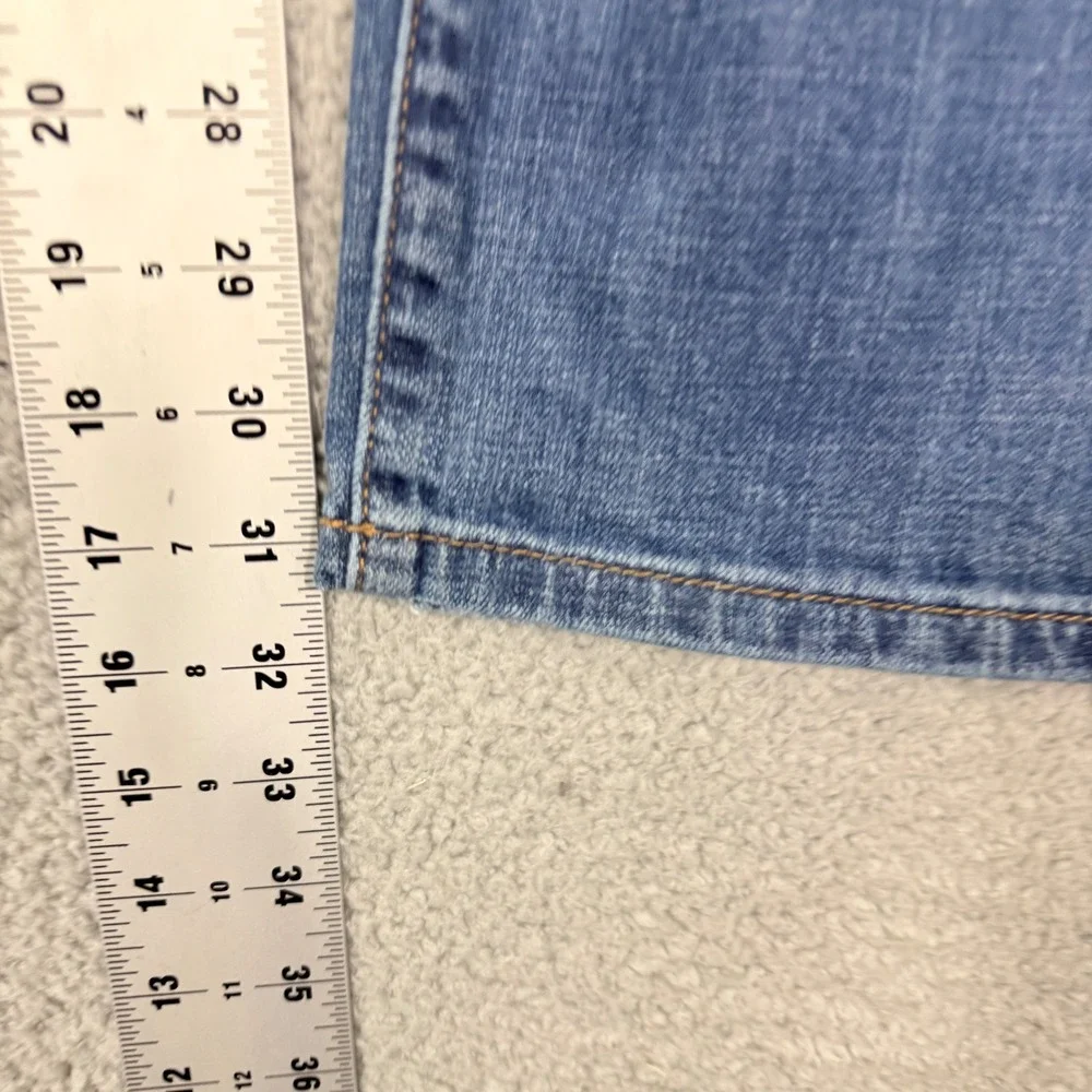 Lucky Brand 221 Original Straight Mens Blue Jeans 34x32 Medium Wash Denim